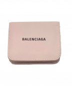 BALENCIAGA（バレンシアガ）の古着「2つ折り財布」｜ピンク