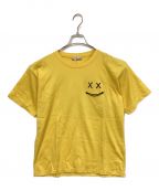 FORSOMEONEフォーサムワン）の古着「SMILE TEE」｜イエロー