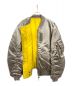 DIESEL (ディーゼル) MA-1ジャケット ライトグレー サイズ:XXL 未使用品：26800円