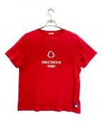 MONCLER×FRAGMENT DESIGNモンクレール×フラグメント デザイン）の古着「ジーニアス フラグメント 半袖Tシャツ」｜レッド