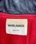 中古・古着 MARKAWARE (マーカウェア) ホースハイドダブルライダースジャケット ブラック サイズ:2：35800円