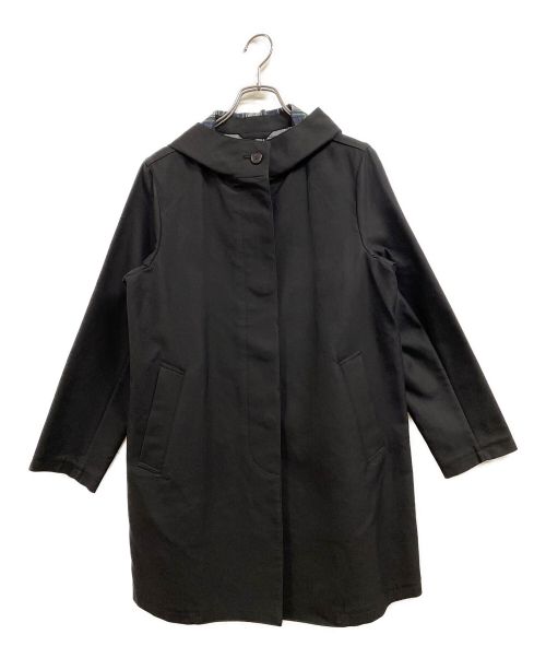 MACKINTOSH LONDON（マッキントッシュ ロンドン）MACKINTOSH LONDON (マッキントッシュ ロンドン) コットンチェック Wフェイスフーデッドコート ブラック サイズ:SIZE40（11号） 未使用品の古着・服飾アイテム