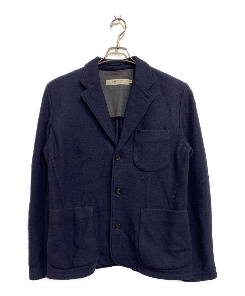 OMNIGOD（オムニゴッド）OMNIGOD (オムニゴッド) 3Bパッチポケットウールジャケット ネイビー サイズ:SIZE 4の古着・服飾アイテム