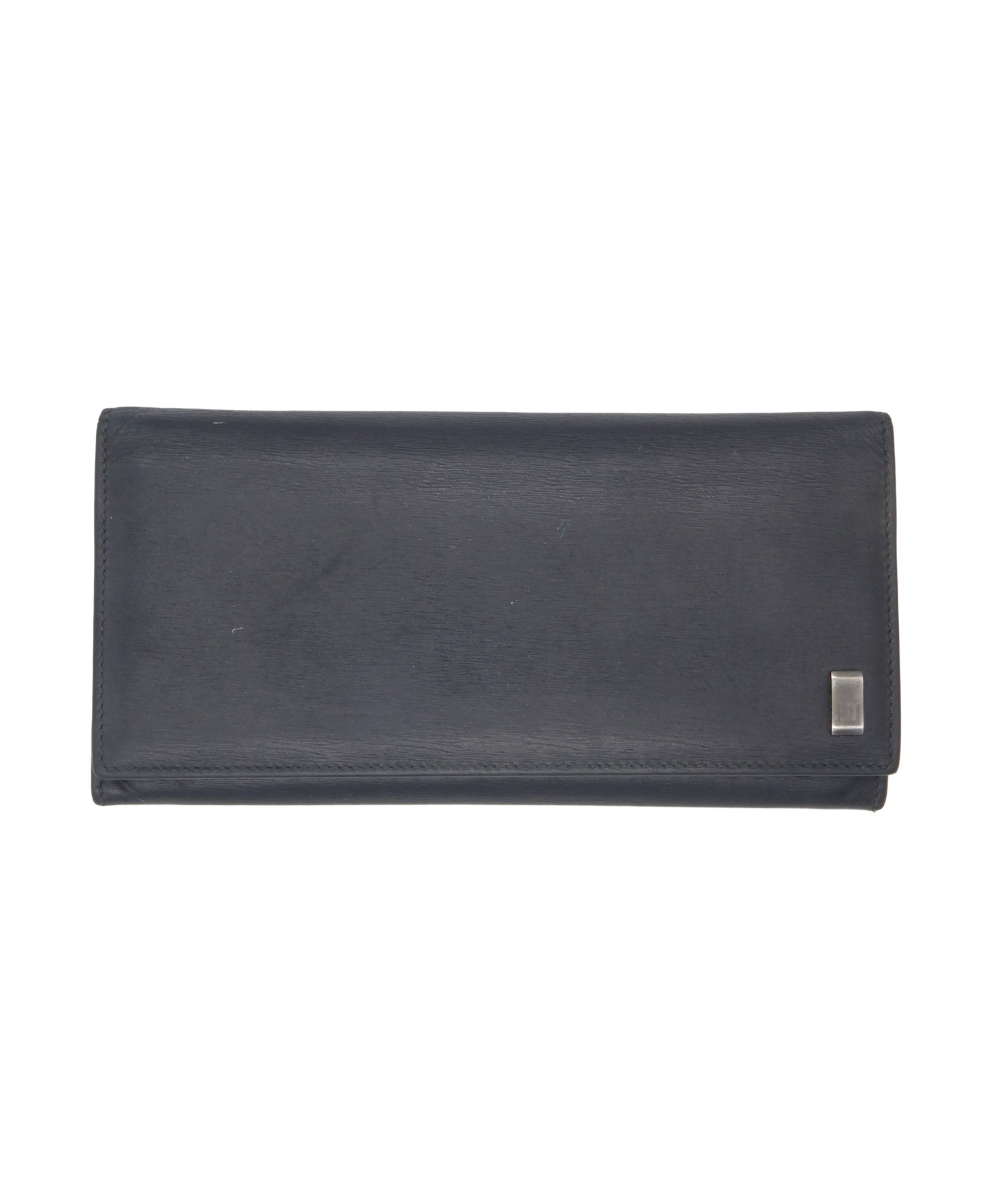 中古 古着通販 Dunhill ダンヒル 長財布 Sidecar Gunmeta ブラック ブランド 古着通販 トレファク公式 Trefac Fashion