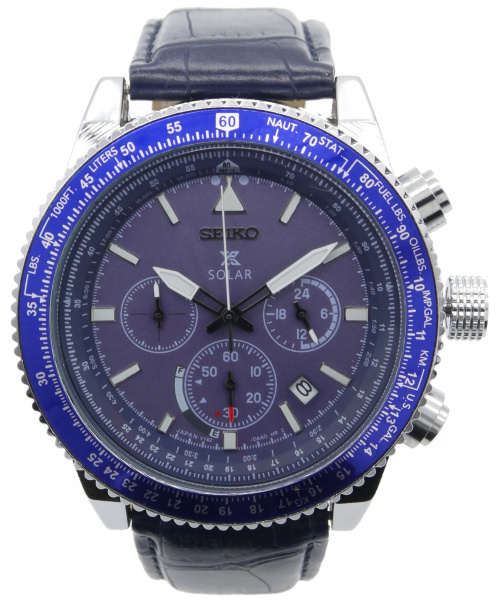 SEIKO（セイコー）SEIKO (セイコー) Prospex Sky パイロットウォッチ 腕時計 逆輸入品 サイズ:3.5cmの古着・服飾アイテム