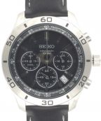 SEIKO）の古着「クロノグラフ腕時計 SSB049P2」｜ブラック
