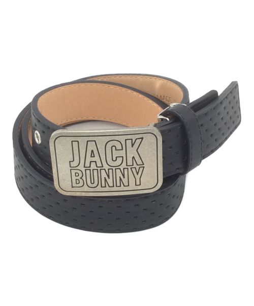 JACK BUNNY（ジャックバニー）JACK BUNNY (ジャックバニー) ロゴバックルベルト ブラックの古着・服飾アイテム