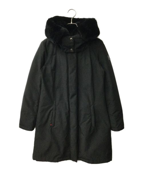 WOOLRICH（ウールリッチ）WOOLRICH (ウールリッチ) BOW BRIDGE COAT ブラック サイズ:XSの古着・服飾アイテム