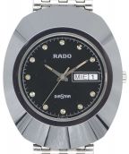 RADOラドー）の古着「DIASTAR デイデイト クォーツ腕時計」｜ブラック