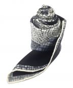 Christian Diorクリスチャン ディオール）の古着「スクエアスカーフ シルクツイル」｜ネイビー