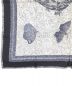 中古・古着 Christian Dior (クリスチャン ディオール) スクエアスカーフ シルクツイル ネイビー サイズ:90：4800円