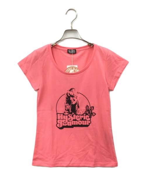 Hysteric Glamour（ヒステリックグラマー）Hysteric Glamour (ヒステリックグラマー) Tシャツ ヒスガール ピンク サイズ:FREE 未使用品の古着・服飾アイテム