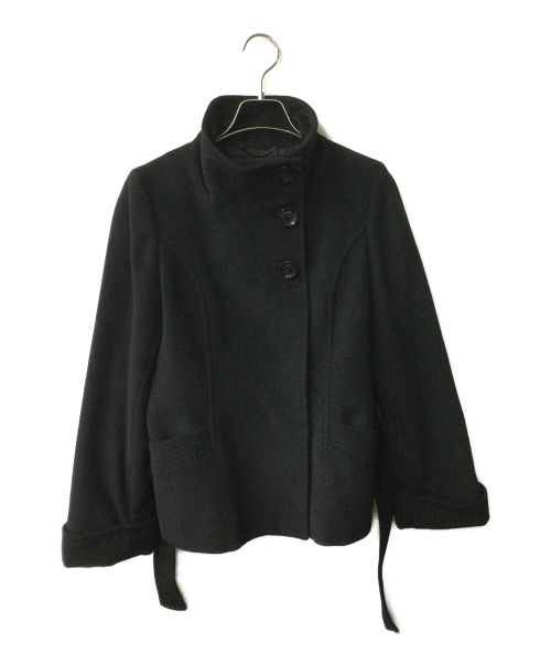 23区（ニジュウサンク）23区 (ニジュウサンク) ウールジャケット　２３区 ブラック サイズ:Mの古着・服飾アイテム