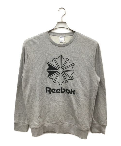 REEBOK（リーボック）REEBOK (リーボック) AC フレンチテリー ビッグ スタークレスト クルー グレー サイズ:2XO 未使用品の古着・服飾アイテム