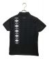 PEARLY GATES (パーリーゲイツ) アーガイルロゴ半袖ポロシャツ ブラック 未使用品：11000円