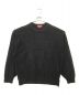 SUPREME（シュプリーム）の古着「Tonal Checkerboard Small Box Sweater」｜ブラック