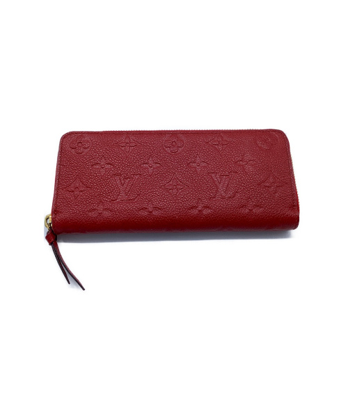 中古 古着通販 Louis Vuitton ルイヴィトン 長財布 レッド スリーズ モノグラム アンプラントレザー M Tn0146 ブランド 古着通販 トレファク公式 Trefac Fashion