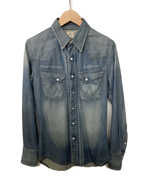 ショッピング店舗 Ron Herman Wrangler ロンハーマ ラングラー デニムシャツ ネイビー サイズ Sサイズ 純正入荷 Onesuitehotel Com