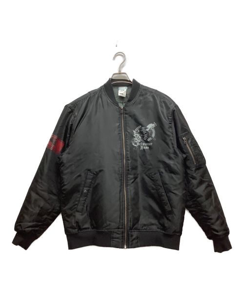 二次元COSPA（ニジゲンコスパ）二次元COSPA (ニジゲンコスパ) MA-1ジャケット ブラック サイズ:Lの古着・服飾アイテム