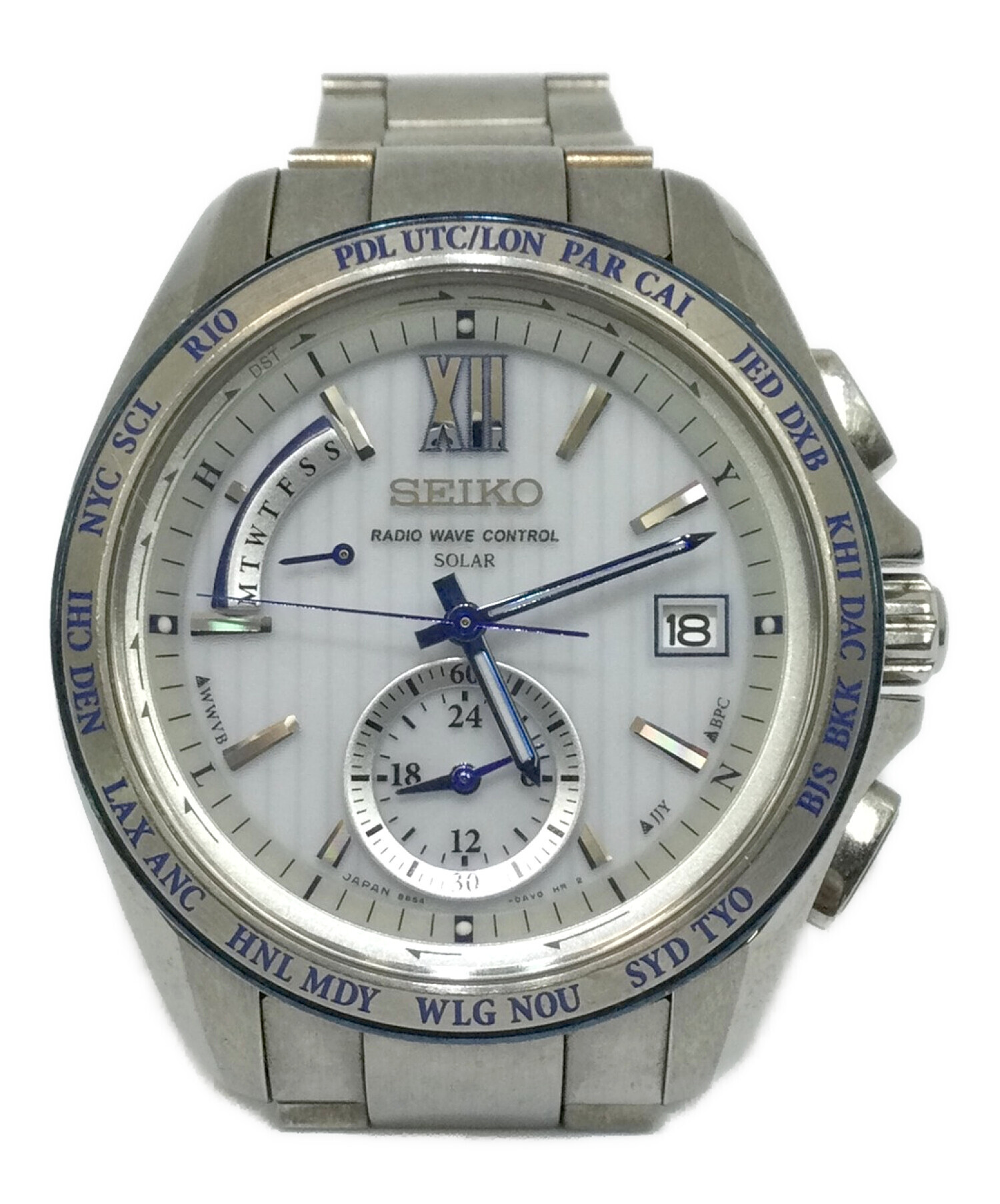 SEIKO (セイコー) ワールドタイムソーラー腕時計