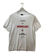 MONCLERモンクレール）の古着「プリントTシャツ」｜ホワイト