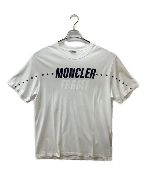 MONCLER（モンクレール）MONCLER (モンクレール) プリントTシャツ ホワイト サイズ:XLの古着・服飾アイテム
