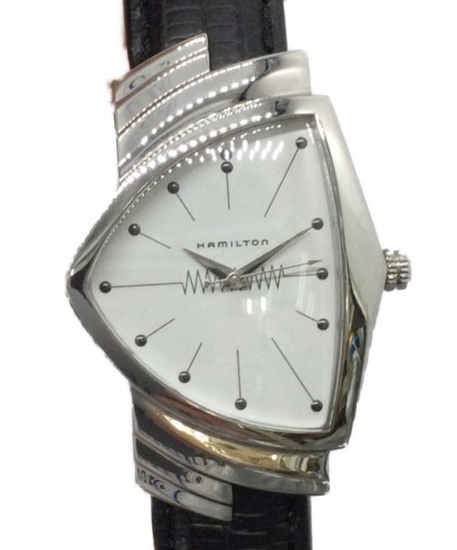 HAMILTON（ハミルトン）HAMILTON (ハミルトン) 腕時計 ホワイトの古着・服飾アイテム
