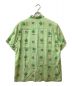 WACKO MARIA (ワコマリア) HIGH TIMES (ハイタイムズ) オープンカラーアロハシャツ グリーン×レッド サイズ:XL：14800円