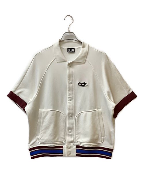 DIESEL（ディーゼル）DIESEL (ディーゼル) スウェットシャツ ホワイト サイズ:Lの古着・服飾アイテム