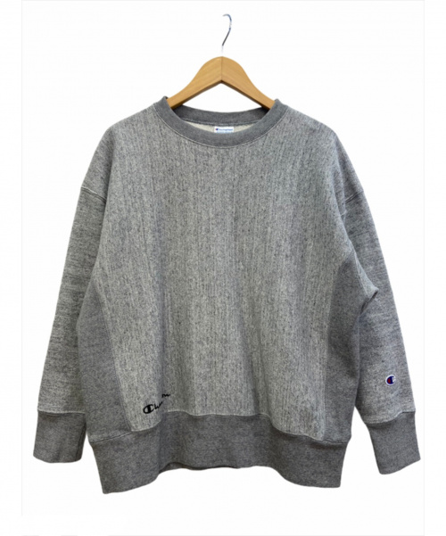 中古 古着通販 Champion チャンピオン リバースウィーブビッグクルーネックスウェットシャツ グレー サイズ Small ブランド 古着通販 トレファク公式 Trefac Fashion