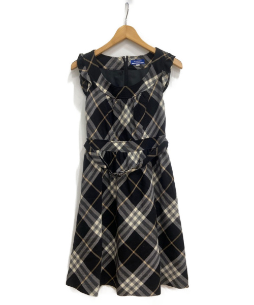 中古 古着通販 Burberry Blue Label バーバリーブルーレーベル ノースリーブワンピース ブラック サイズ 36 ブランド 古着通販 トレファク公式 Trefac Fashion