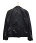 DIESEL (ディーゼル) ライダースジャケット ブラック サイズ:S：12800円