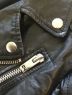 中古・古着 DIESEL (ディーゼル) ライダースジャケット ブラック サイズ:S：12800円