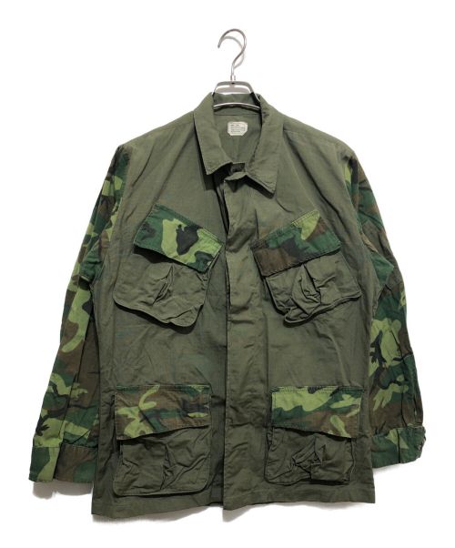 US.ARMY（ユーエスアーミー）US.ARMY (ユーエスアーミー) ミリタリーシャツ カーキ サイズ:SMALL-LONGの古着・服飾アイテム