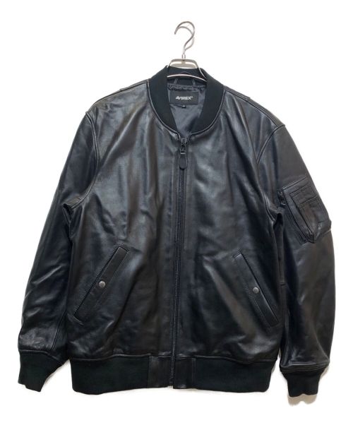AVIREX（アヴィレックス）AVIREX (アヴィレックス) MA-1ジャケット ブラック サイズ:XLの古着・服飾アイテム