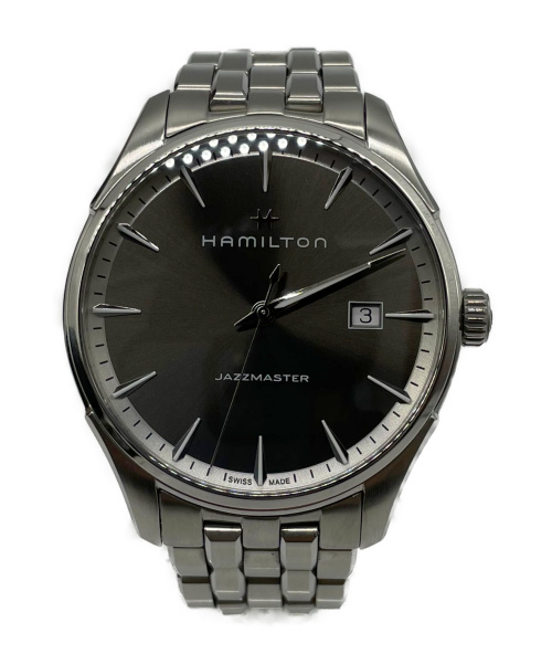 HAMILTON（ハミルトン）HAMILTON (ハミルトン) 腕時計 グレー ジャズマスター ジェント H32451181 クォーツ ステンレススチールの古着・服飾アイテム