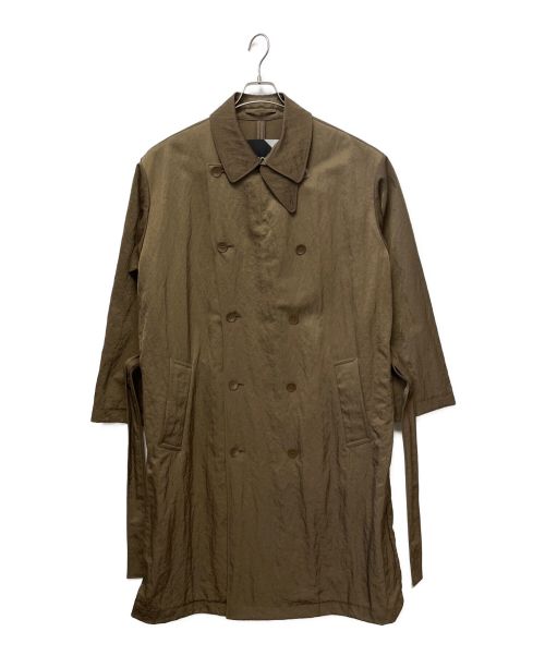 ATON（エイトン）ATON (エイトン) オーバーサイズトレンチコート ブラウン サイズ:6の古着・服飾アイテム