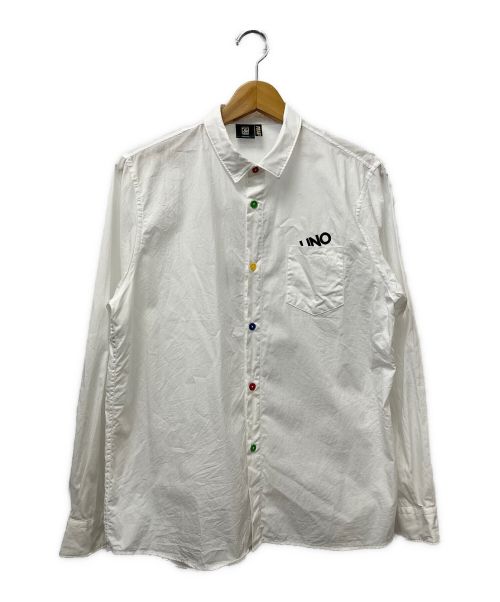 FRAPBOIS（フラボア）FRAPBOIS (フラボア) ドレスシャツ ホワイト サイズ:2の古着・服飾アイテム