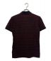 GUCCI (グッチ) ポロシャツ ブラック×レッド サイズ:S：7800円