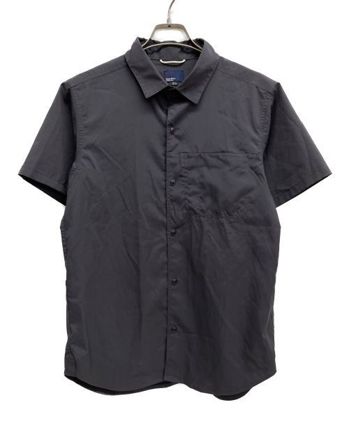 Teton Bros（ティートンブロス）Teton Bros (ティトンブロス) 半袖シャツ ネイビー サイズ:Lの古着・服飾アイテム
