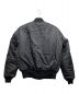 中古・古着 AVIREX (アヴィレックス) MA-1ジャケット ブラック サイズ:LARGE：14000円