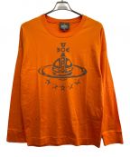 Vivienne Westwoodヴィヴィアンウエストウッド）の古着「長袖Tシャツ」｜オレンジ