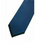 ALESSANDRO (アレサンドロ) ネクタイ ブルー×ブラック サイズ:なし 未使用品 レジメンタル：8800円