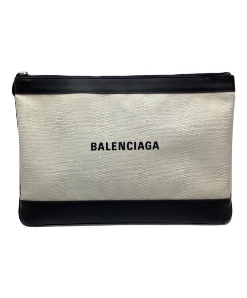 BALENCIAGA（バレンシアガ）BALENCIAGA (バレンシアガ) キャンバスクラッチバッグの古着・服飾アイテム