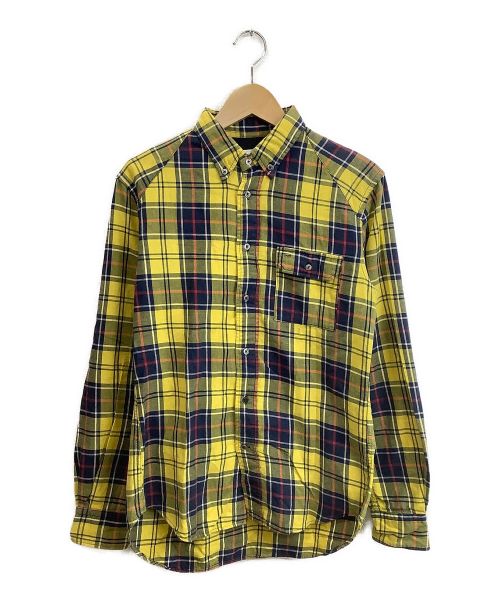 nanamica（ナナミカ）nanamica (ナナミカ) チェックシャツ イエロー サイズ:Mの古着・服飾アイテム