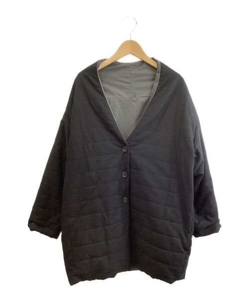 YARRA（ヤラ）YARRA (ヤラ) リバーシブル中綿ジャケット ブラック サイズ:Fの古着・服飾アイテム