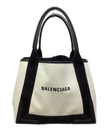 BALENCIAGA（バレンシアガ）の古着「ハンドバッグ」｜ホワイト×ブラック