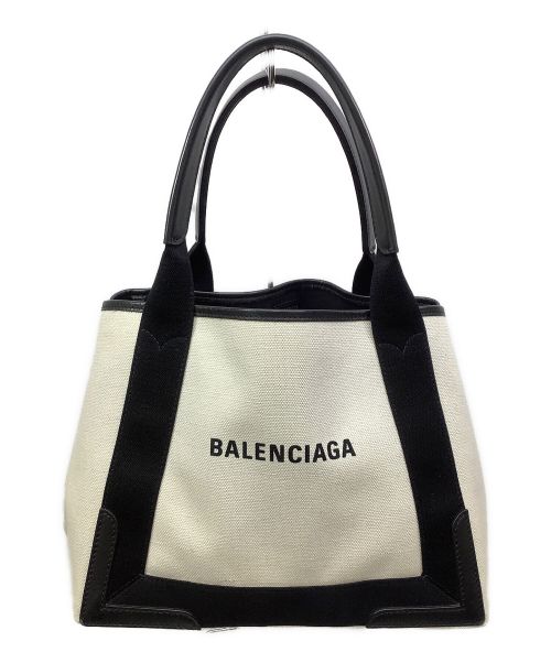 BALENCIAGA（バレンシアガ）BALENCIAGA (バレンシアガ) ハンドバッグ ホワイト×ブラックの古着・服飾アイテム