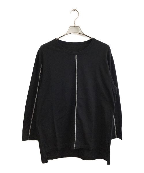 GROUND Y（グラウンドワイ）GROUND Y (グラウンドワイ) スクエアロングスリーブシャツ ブラック サイズ:1の古着・服飾アイテム