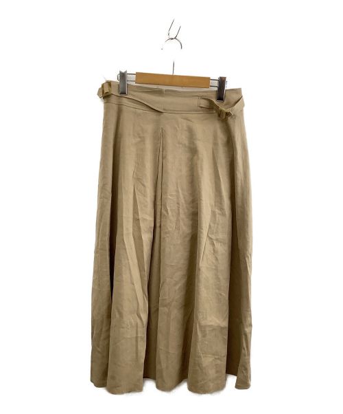 SCAPA（スキャパ）SCAPA (スキャパ) リネンスカート ベージュ サイズ:40の古着・服飾アイテム